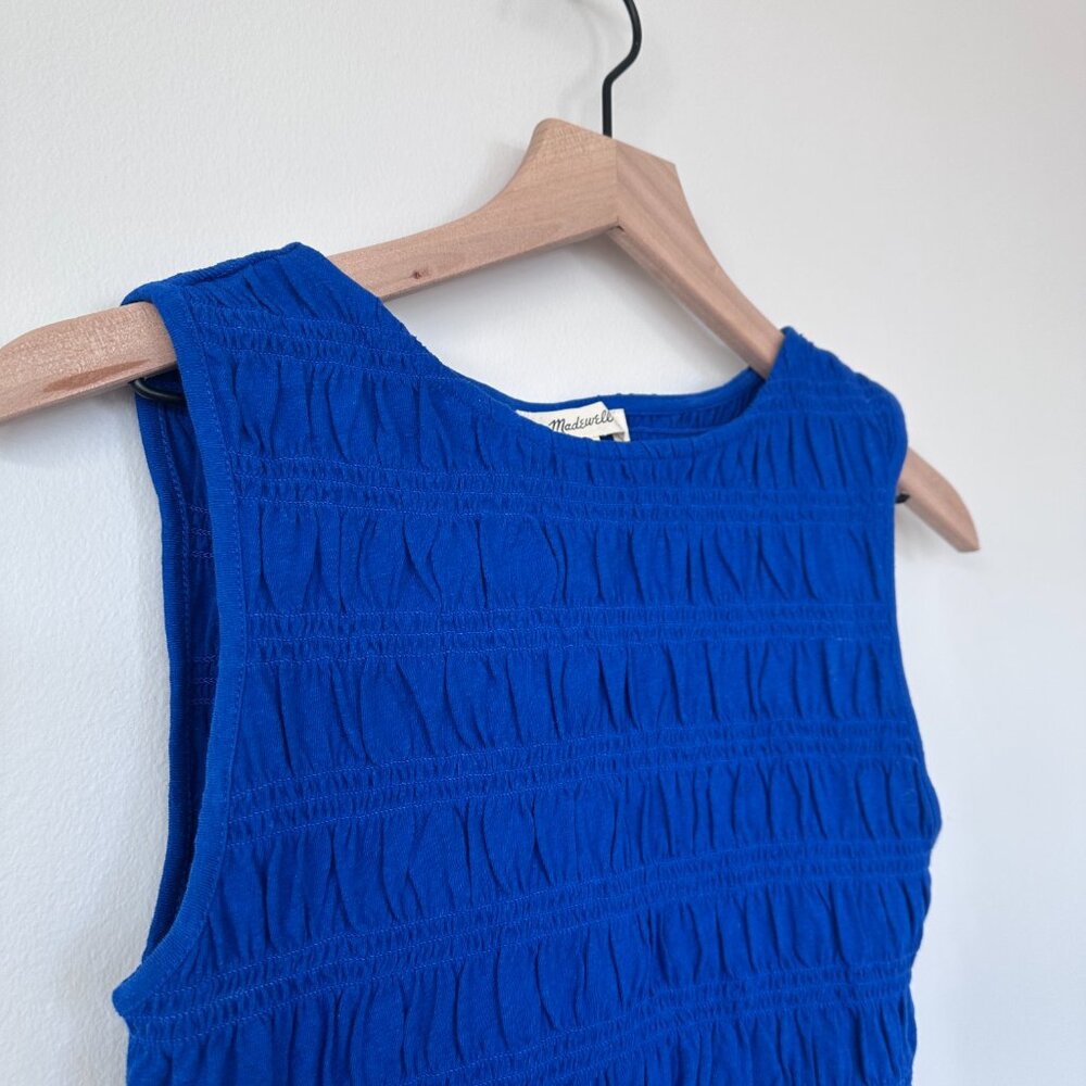 Madewell Smocked Boatneck Tank size XXS NWT - Picture 5 of 6
